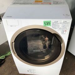 NO 580 ?北九州市内配送設置無料✨? TW-117X6L-W ドラム式洗濯乾燥