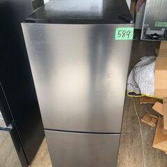 NO 589 🌈北九州市内配送設置無料✨🌈 2024年式　冷蔵庫 小型 2ドア 117L 新生活 ひとり暮らし 一人暮らし コンパクト 右開き オフィス 単身 おしゃれ ガンメタリック MAXZEN JR117ML01GM