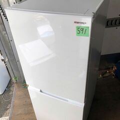 配送設置無料✨no591🌈 2022年　シャープ SHARP 冷蔵庫(幅49.5cm) SJ-D15H-W 152L 