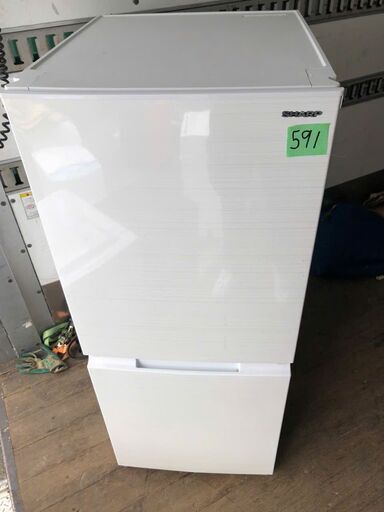 シャープ SHARP 冷蔵庫(幅49.5cm) 152L つけかえどっちもドア 2ドア 