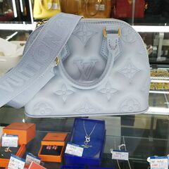 ルイヴィトン アルマ・ソフトBB 2WAYバッグ ブルーグラシエール M59822