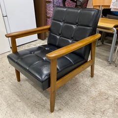 【愛品館 江戸川店 】kチェア スタンダードブラック 1シーター カリモク60（カリモク ロクマル）