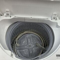 【引取限定】シャープ 洗濯機 6kg 2018年製 中古品  ES-GE6B-W　SHARP　【ハンズクラフト八幡西店】