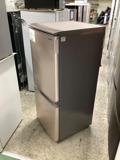 安心の6ヶ月保証付き！！ SHARP 2ドア冷蔵庫 SJ-D14E-N 2019年