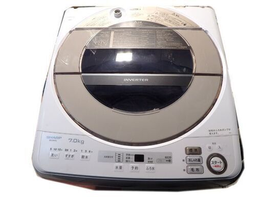 新札幌 SHARP/シャープ◇全自動洗濯機/ES-SH7C ◇7kg 2021年製 No.