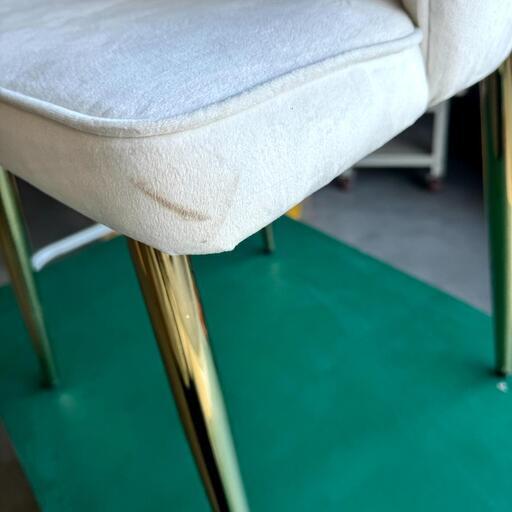 (๑^ ^๑)様 N0.120801 訳ありドレッサーチェア 北欧風 ベルベット サロン椅子 The