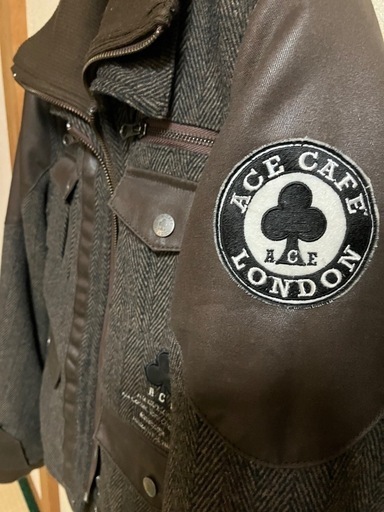 ACE CAFE LONDON ライダースジャケット美品 9号 レディース ACE CAFE