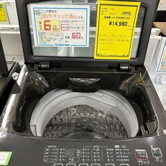 ジモティ来店特価!! 洗濯機 ニトリ NTR60BKN 2022 J-10252