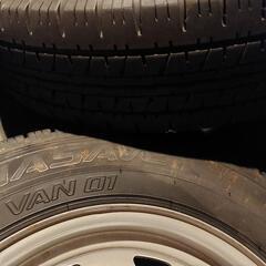 🆕2020年DUNLOP製155R13LT6PRタイヤ&便利なマルチホイール４本セット🆕