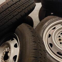 🆕2020年DUNLOP製155R13LT6PRタイヤ&便利なマルチホイール４本セット🆕