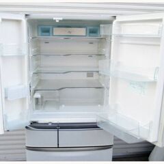 ナショナル　6ドア　冷蔵庫　495L　NR-F502TM-H　動作良好　コンパクトBIG　トップユニット　自動製氷　大容量　National