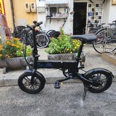 電動自転車　バッテリー　充電器　付き　黒