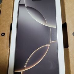 値下げiPhone 16 Pro Max 256GB ナチュラ ルチタニウム