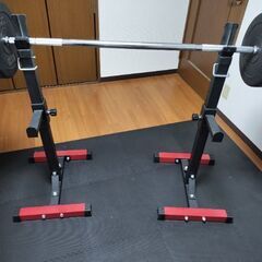 バーベル＆バーベルスタンドのセット