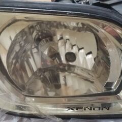 ステージア　中期　キセノンロゴ入り　フロントヘッドライト一式