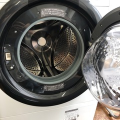 安心の1年保証付！！【SHARP ドラム式洗濯乾燥機 ES-S7F-WR 2021年製 