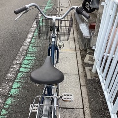 【中古自転車】　(紺色) 26インチ　外装6段