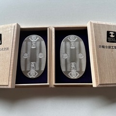 希少 純銀製 大判 小判 造幣局マーク刻印入 2セット 200g以上 天保五両