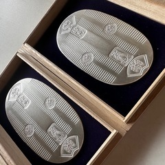 希少 純銀製 大判 小判 造幣局マーク刻印入 2セット 200g以上 天保五両