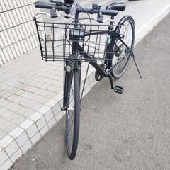 ブリヂストン　自転車　ブラック　26インチ　6段切り替え