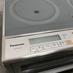 【Panasonic】 パナソニック IHクッキングヒーター KZ-KG22D 単相200V 2019年製 Y0394