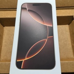 iPhone 16 Pro Max デザートチタニウム 256GB SIMフリー
