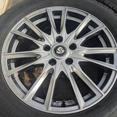 タイヤアルミホイール4本セット。アルファード10系20系には合います。30系には合いません。明日まで