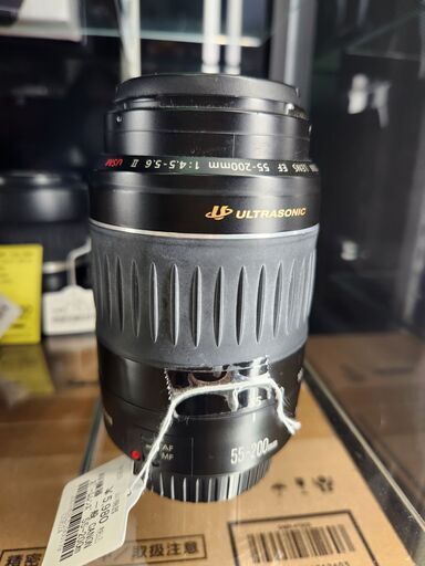 中古：B(並品)】キヤノン EF-M55-200mm F4.5-6.3 IS STM シルバー