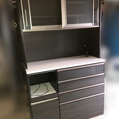 R536 国産近藤産業 キッチンボード、食器棚、幅119cm Used・キレイ