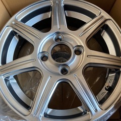 新品14インチアルミホイール 4本 特価品 14×4.5J 4H100PCD+45 4本 ガンメタ系　軽自動車 冬用夏用などに