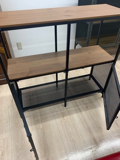 網ラック 幅125㎝］アイアンラック［鉄網］食器棚 洋服棚 植物棚