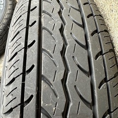 【DA64V型 エブリィバン 純正ホイール付き 超バリ山タイヤ 4本セット】 YOKOHAMA JOB RY52 145R12 6PR LT  軽バンや軽トラックなどの軽貨物車専用タイヤです。