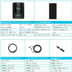 太陽光パネル(200Wx2枚) オフグリッド発電セット [引き取り限定]