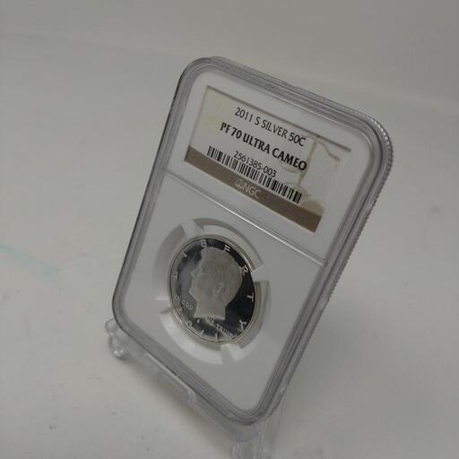 NGC PF70 ジョン・F・ケネディ 銀貨 アメリカ 2011 最高鑑定品】NGC