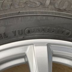  WEDS DEBOR 15インチアルミ 15×5.5J +42 4H PCD100  175/65R15 スタッドレスアルミタイヤ4本 アクア キューブ スイフト
