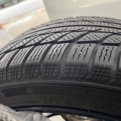 ブラックホイール　17インチ　スタッドレス