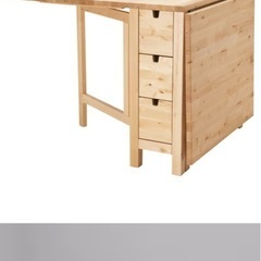 IKEA 折りたたみダイニングテーブル ノールデン NORDEN(引き取り希望) 引き取り限定】IKEA ノールデン（NORDEN） 折りたたみ ダイニングテーブル