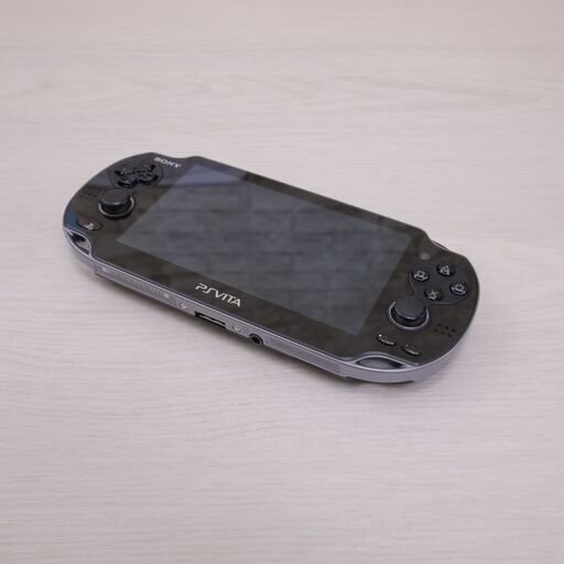 PlayStation Vita ブラック PCH-1100 純正ハードポーチ付き SONY