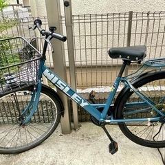 自転車　6ギア　WISLEY 青