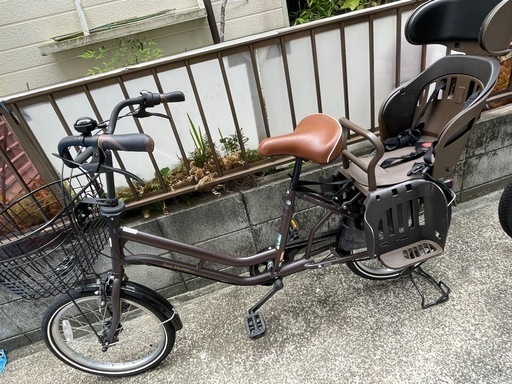 子乗せ非電動自転車 引き取り限定】 非電動 子供乗せ自転車 3人乗りセット