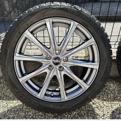 大きく値下げ　美品 17インチ スタッドレスタイヤ 215/50R17 PCD100