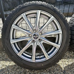 大きく値下げ　美品 17インチ スタッドレスタイヤ 215/50R17 PCD100