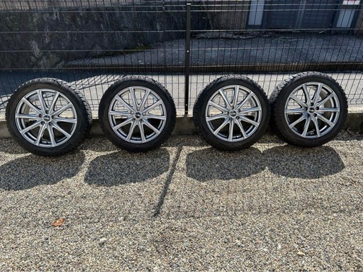 美品 17インチ スタッドレスタイヤ 215/50R17 PCD100 (そめやん) 内郷 
