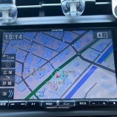 実働　希少　美品　8インチ　ALPINE VIE-008V Bluetooth