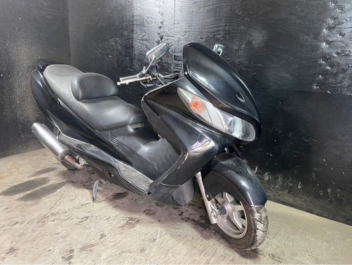 ★支払い総額4.8万円★書類完備！登録サポートいたします♪スズキ　スカイウェイブ250 CJ43A 社外マフラー！社外ハンドル！カスタムベースにおすすめ！