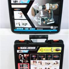 BLACK&DECKER　18Vリチウム・コードレスマルチツール　ハードケース付き　EVO183　動作良好　電動工具　DIY　ブラックアンドデッカー