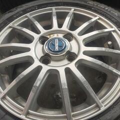 スタッドレスタイヤ　ホイールセット　溝あり