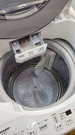 SHARP 2021年製 8.0㎏全自動洗濯機 ES-GV8F-S 2021年製