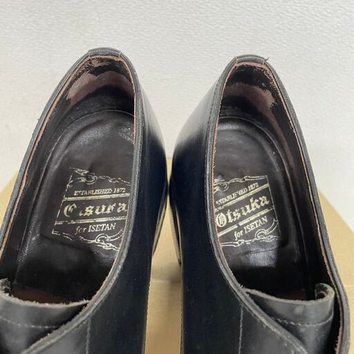 Otsuka】 大塚製靴 革靴 プレーントゥ 外羽根式 クロ 27㎝ J0513