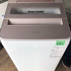 NO 581 ☆福岡市内配送設置無料☆ パナソニック Panasonic 全自動洗濯機